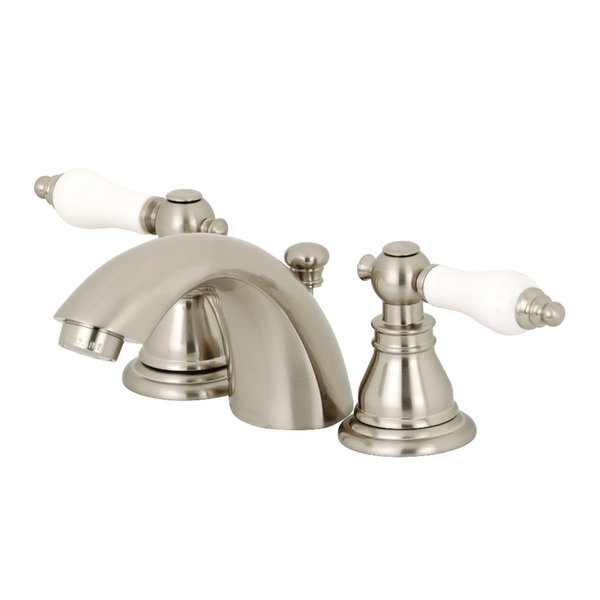 Kingston Brass KB958APL Mini-Widespread Bathroom Faucet, Brushed Nickel KB958APL